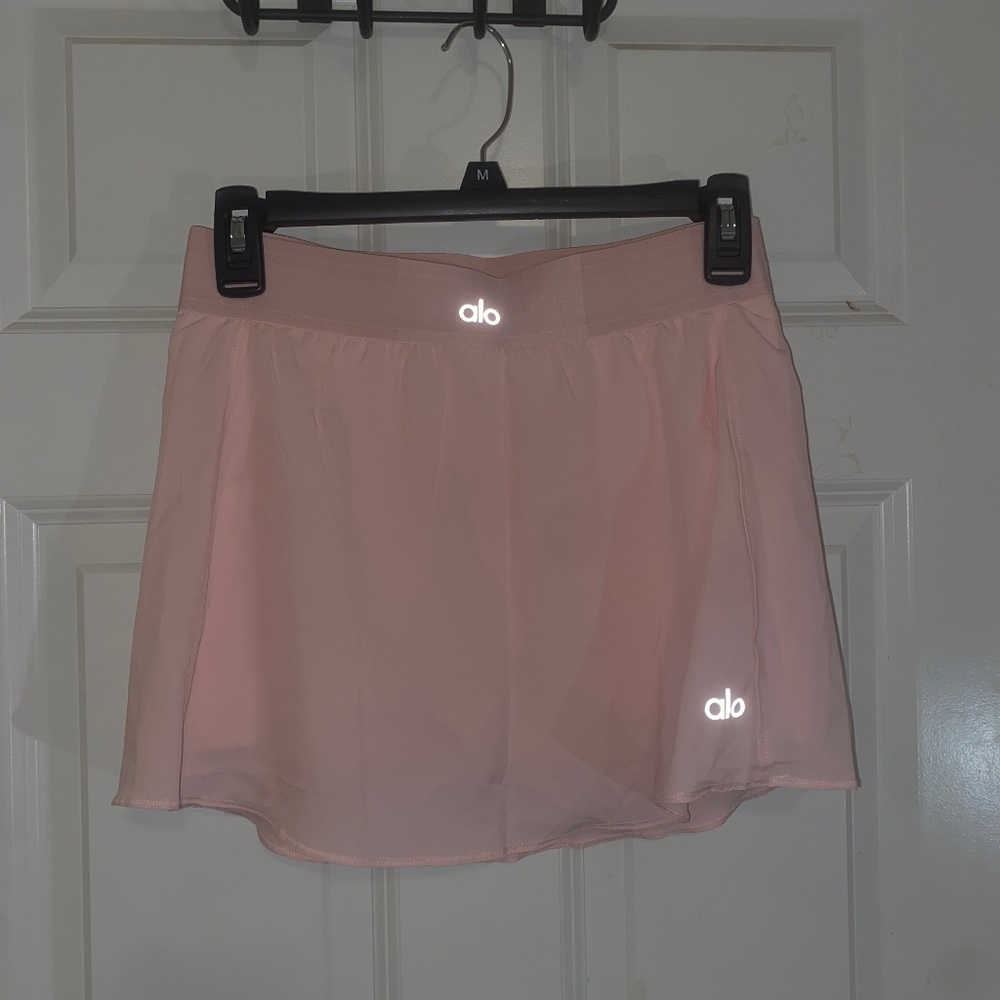 Alo yoga match point tennis skirt skort in pink